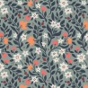 SALE 100% Cotton Fabric Lewis & Irene Folk Floral All Over Iced Sage 112cm Wide