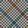 100% Cotton Digital Tartan Fabric Little Johnny Chelsea Close White 150cm Wide