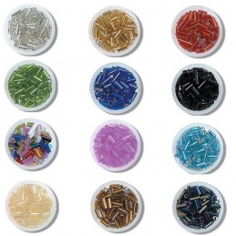 Extra Value Bugle Glass Beads Essential 6mm 18 Colours 
