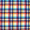 100% Cotton Digital Tartan Fabric Little Johnny Harricot Close Orange 150cm Wide