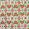 100% Cotton Fabric Little Johnny Retro Flower Power Floral Bailgate 150cm Wide