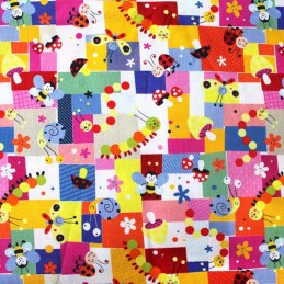 100% Cotton Fabric Little...