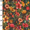 100% Cotton Lawn Fabric John Louden Tropical Floral Albany Terrace 142cm Wide