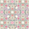 SALE 100% Cotton Fabric Lewis & Irene Robin Floral Flower Muted Sage 112cm Wide