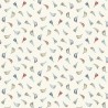 100% Cotton Fabric Makower High Tide Sail Away Sailboats Nautical 112cm Wide