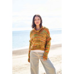Stylecraft For the Love of Stripes Knitting Pattern 10093 sweater