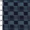 Washed Denim Jacquard Fabric – Blocks Premium Cotton Blend for Clothing 160cm Wide