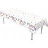 Oaktree Baby Shower Elephants Colourfast Plastic Table Cover 137cm x 2.6m