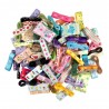 Trimits Ribbon Bundle – 100 Printed Satin & Grosgrain Ribbons, 3m Lengths 6mm - 38mm