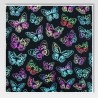 Little Johnny Digital Cotton – Black Butterfly Fabric | Vibrant Quilting Cotton