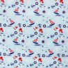 MP Digital Polycotton Fabric | Sailboat Nautical Ocean Anchors Sea | 112cm Wide