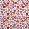 MP Digital Polycotton Fabric | Shrooms 60's Psychedelic Hippy Peace | 112cm Wide