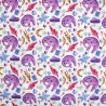MP Digital Polycotton Fabric | Elephants Animals Colourful Shapes | 112cm Wide