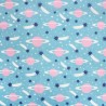 MP Digital Polycotton Fabric | Planets Space Shooting Stars Cosmic | 112cm Wide