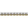 Trimits Embroidered Bee Trim – 40mm Multi Colour – Sold by the Metre