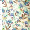 Viscose Slub Floral Digital Print Fabric | Aurelia Lightweight & Soft 140cm Wide
