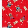 100% Cotton Fabric | The Craft Cotton Co | Ship Ahoy - Pirates | 112cm Wide