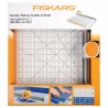 Fiskars Rotary Cutter & Ruler Combo – 12" x 12" – F9515 – Square Quilting Tool
