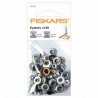 Fiskars Eyelets – 3.2mm & 4.8mm – Mixed Colours – 120 Pack