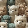 100% Cotton Digital 3D Fabric | Little Johnny | 3D Alpacas | 150cm Wide