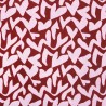 Linen Viscose Mix Fabric | Little Johnny | Collage Hearts Romantic | 134cm Wide