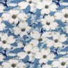 Linen Viscose Mix Fabric | Little Johnny | Flower - Eleanor Close | 134cm Wide