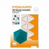 Fiskars 3D Geode Template – Paper Gem Craft Tool with Score Lines
