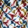 Linen Viscose Mix Fabric | Little Johnny | Liquid Design Multi | 134cm Wide