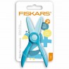 Fiskars Kids Starter Scissors – Teal – Safe Plastic Blades for Ages 2+