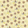 100% Cotton Digital Fabric | Timeless Treasures | Bears On Honeycomb | 112cm Wide