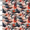 Rose & Hubble Japanese Geisha Print Cotton Poplin Fabric – 112cm Wide