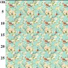Rose & Hubble Vintage Bird & Blossom Cotton Poplin Fabric 112cm Wide