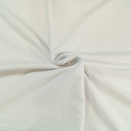 White Cotton Jersey Fabric Knitted 