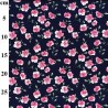Rose & Hubble Small Floral Cotton Poplin Fabric 112cm Snowden Street