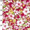 Rose & Hubble Tropical Floral Cotton Poplin Fabric – 130gsm - Antrobus Street