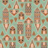 100% Cotton Digital Fabric | Dear Stella | Gingerbread Houses | 112cm Wide