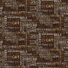 100% Cotton Digital Fabric Timeless Treasures Coffee Menu & Quotes 112cm Wide