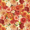 100% Cotton Digital Fabric Timeless Treasures Packed Harvest Floral 112cm Wide