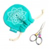 KnitPro - The Mindful Collection Folding Scissors Rainbow Soft Pouch