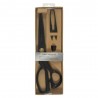 Milward Tailors Shears and Thread Snips Gift Set – 28cm Black Sewing Scissors and 10cm Snips