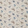 100% Japanese Cotton Fabric | Nutex | Niseko - Dinosaurs Dinos | 110cm Wide