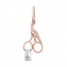 Milward Rose Gold Stork Embroidery Scissors – 11.5cm (4.5in)