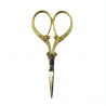 Floral Gilt Embroidery Scissors 9.5cm Nickel Finish for Precision