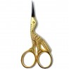 Embroidery Scissors 3.5 Inch Stork – Gold Tone Needlework Scissors