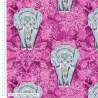 100% Cotton Fabric Make + Believe Elephant Festival Mandala Pink 112cm Wide