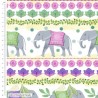 100% Cotton Fabric | Make + Believe | Elephant Festival Parade | 112cm Wide