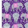 100% Cotton Fabric | Make + Believe | Festival Elephant | 112cm Wide