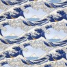 100% Japanese Cotton Fabric | Nutex | Fujian - Mountains Waves | 110cm Wide
