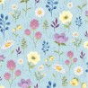 100% Cotton Fabric | Nutex | Queen Bee - Floral Flowers Daisies | 112cm Wide