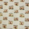 Cotton Rich Linen Look Fabric Digital Highland Cows Scenic Allover 140cm Wide